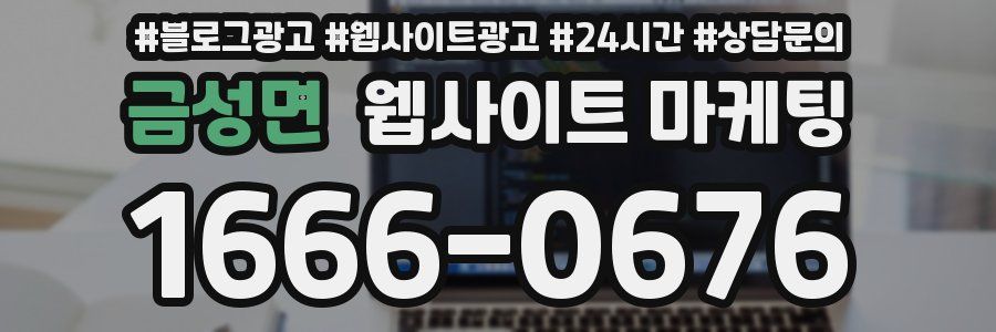 금성면 웹사이트 마케팅