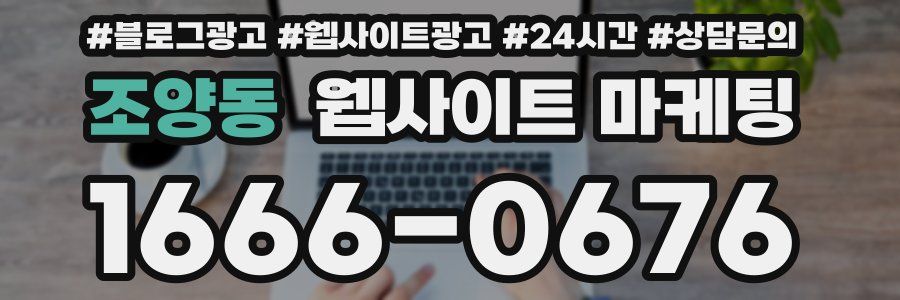 조양동 웹사이트 마케팅