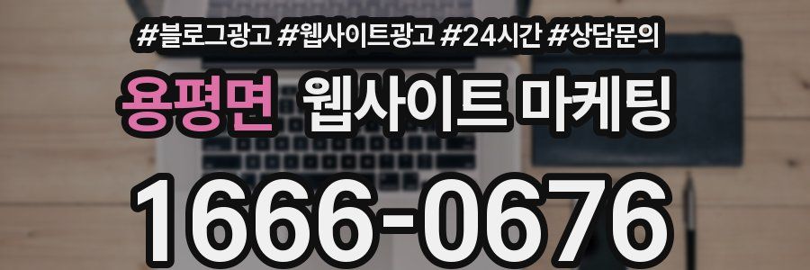 용평면 웹사이트 마케팅