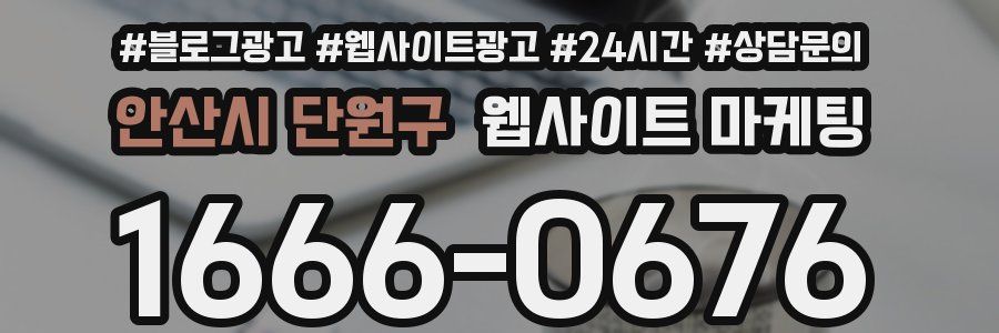 안산시 단원구 웹사이트 마케팅