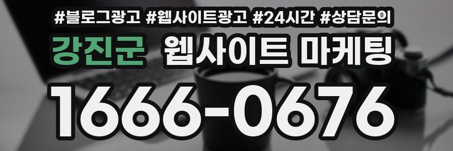 강진군 웹사이트 마케팅