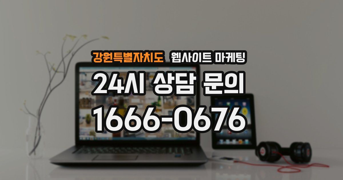 강원특별자치도 웹사이트 마케팅