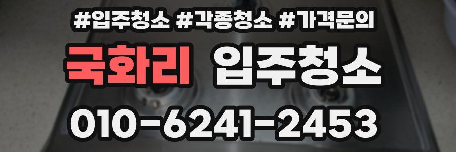 국화리 이사청소