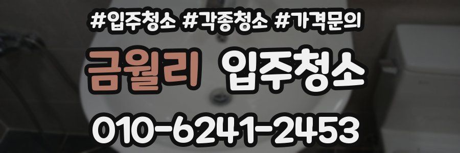 금월리 이사청소