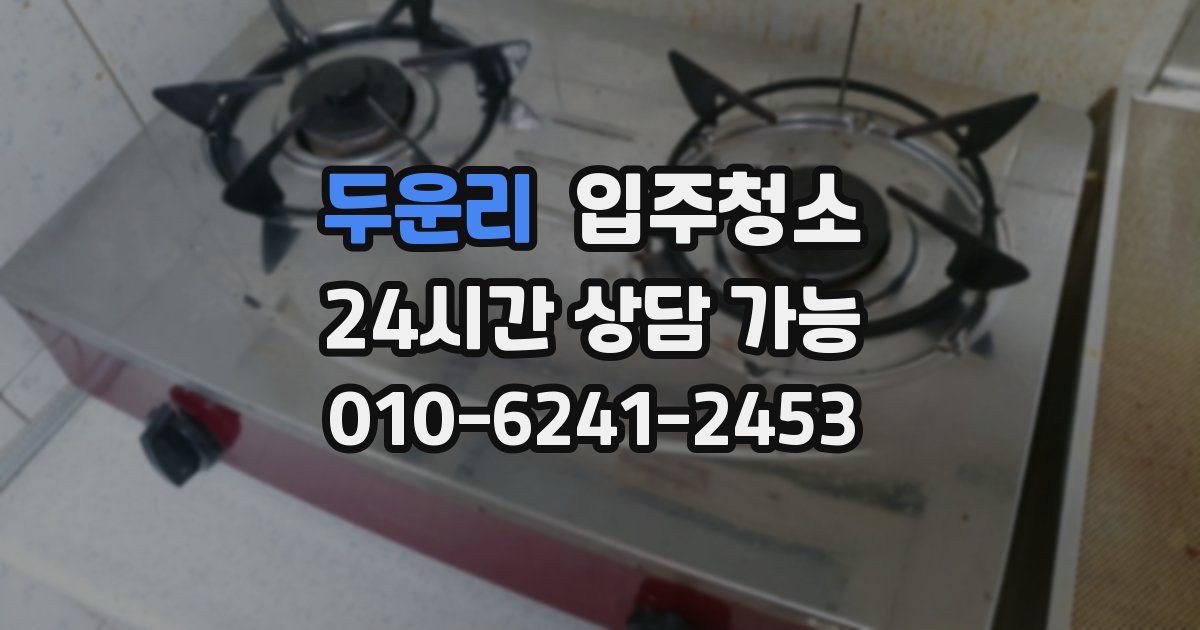 두운리 입주청소