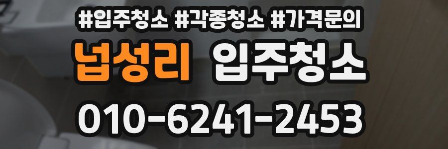 넙성리 이사청소