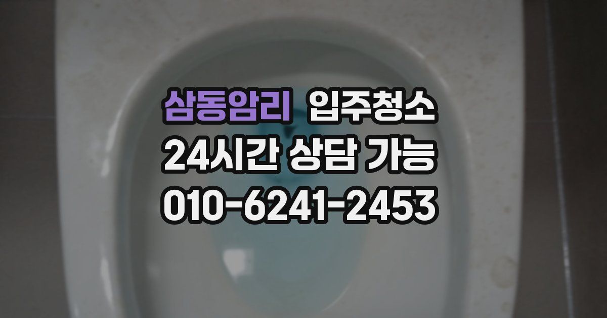 삼동암리 입주청소