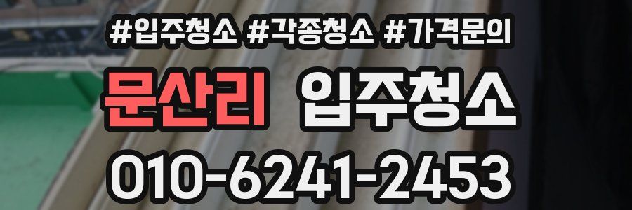 문산리 이사청소