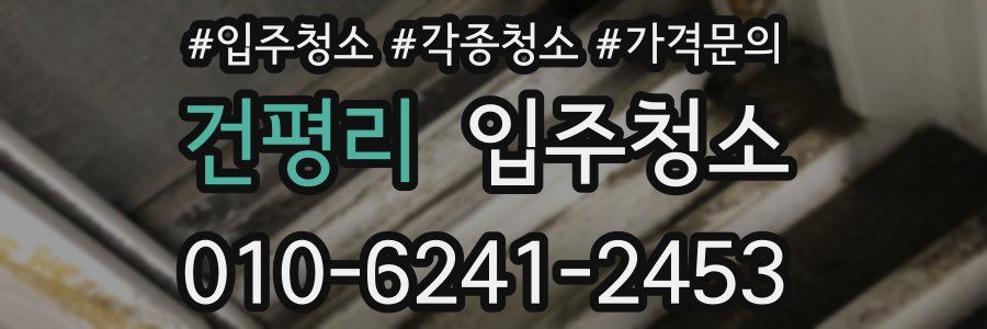 건평리 이사청소