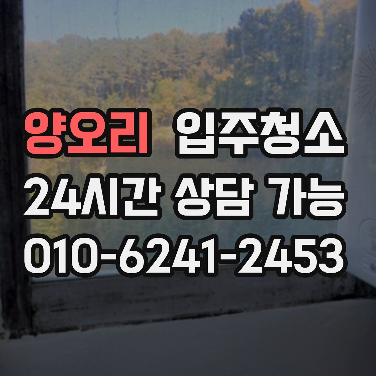 양오리 원룸청소