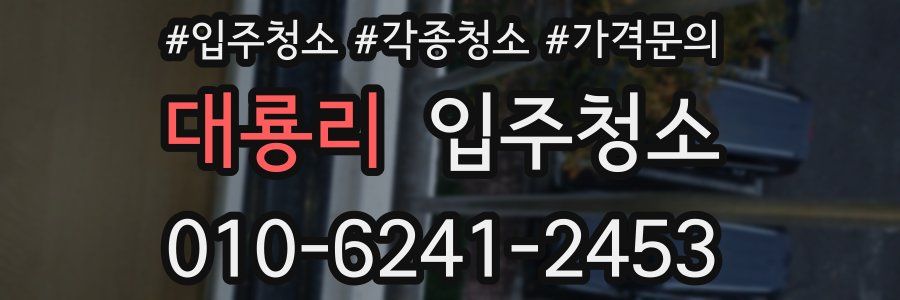 대룡리 이사청소