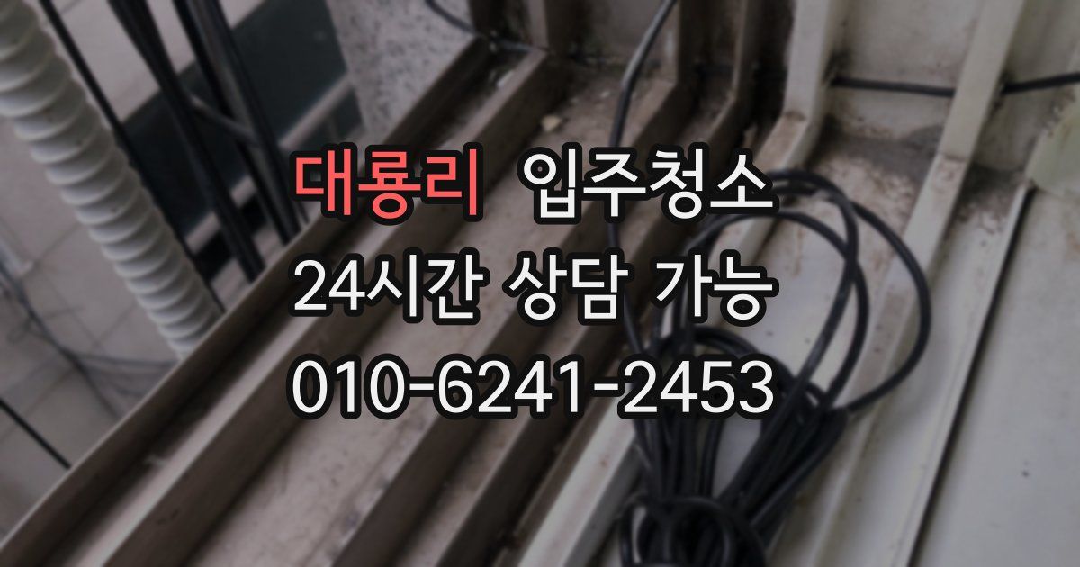 대룡리 입주청소