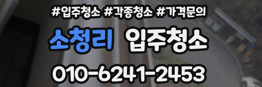 소청리 이사청소