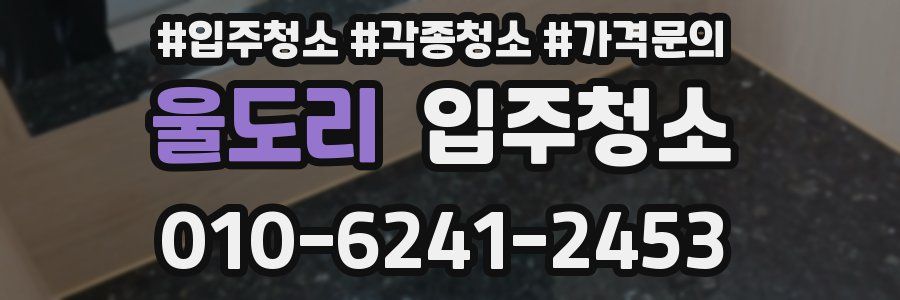 울도리 이사청소