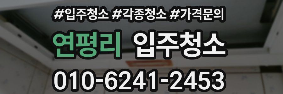 연평리 이사청소