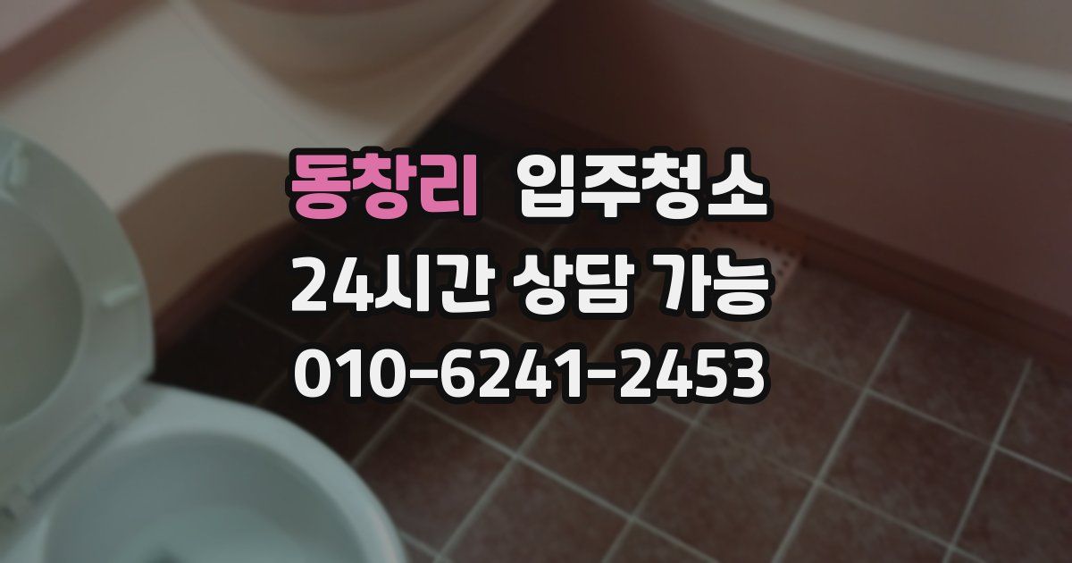 동창리 입주청소