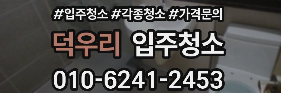 덕우리 이사청소