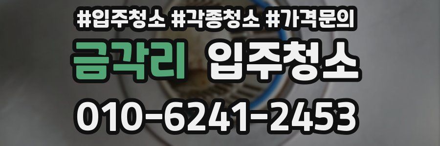 금각리 이사청소