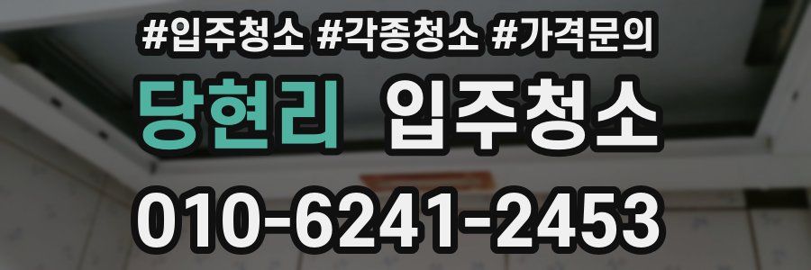 당현리 이사청소