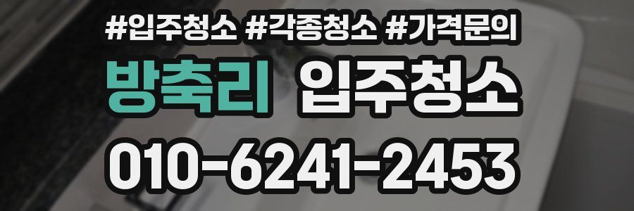 방축리 이사청소