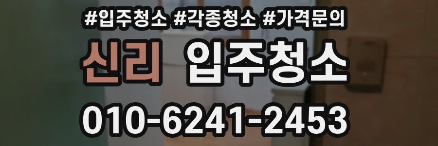 신리 이사청소