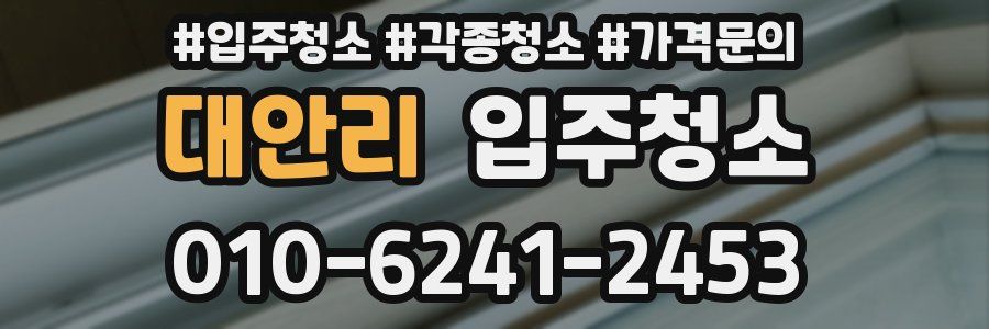 대안리 이사청소