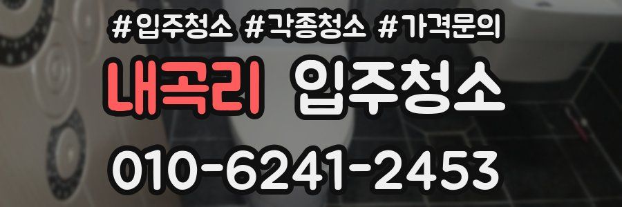 내곡리 이사청소