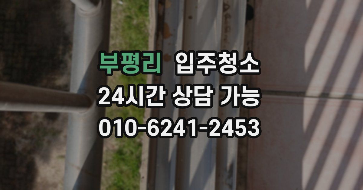부평리 입주청소