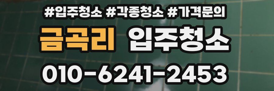 금곡리 이사청소