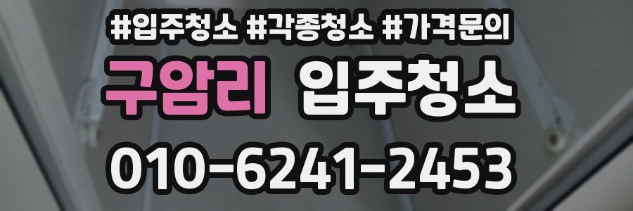 구암리 이사청소