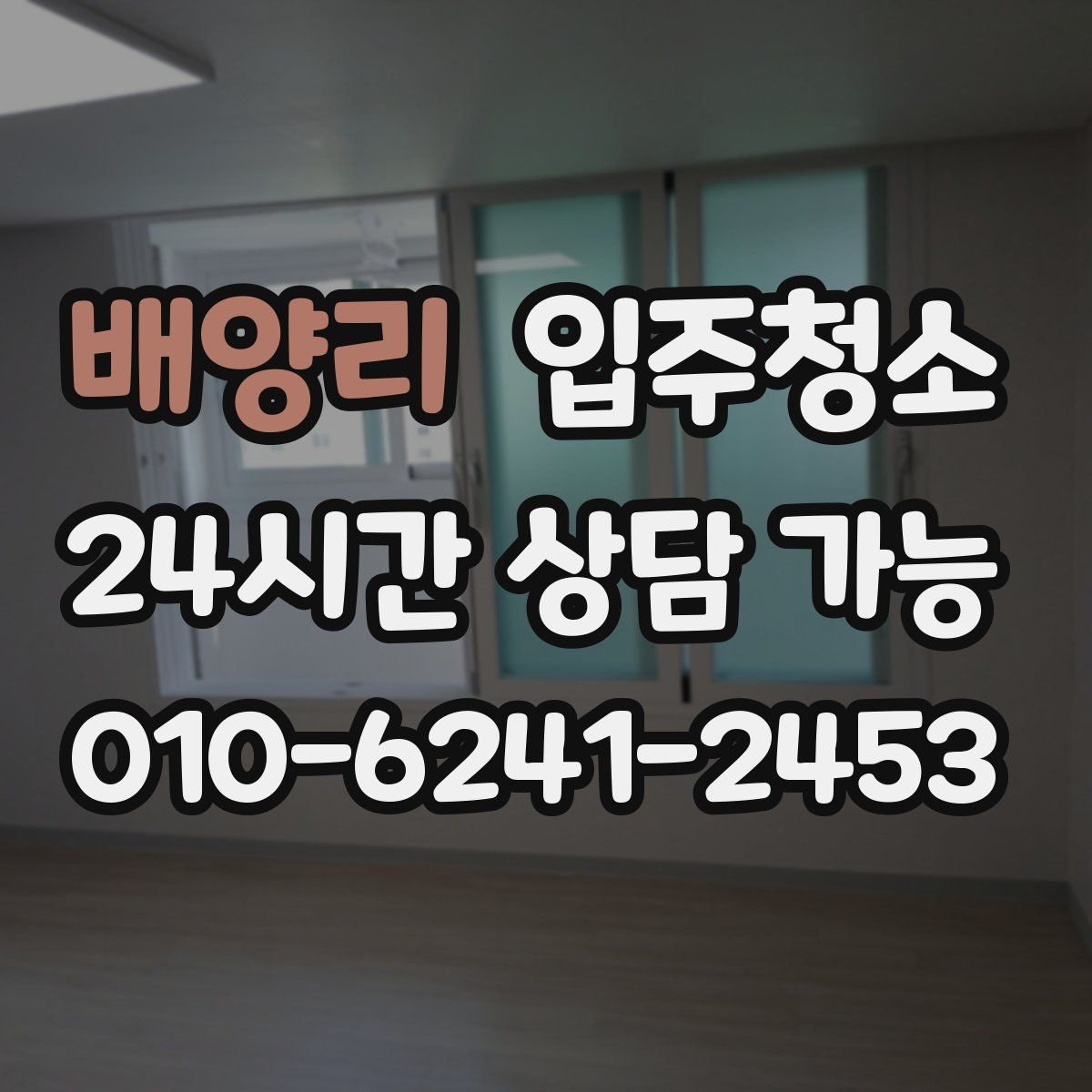 배양리 원룸청소