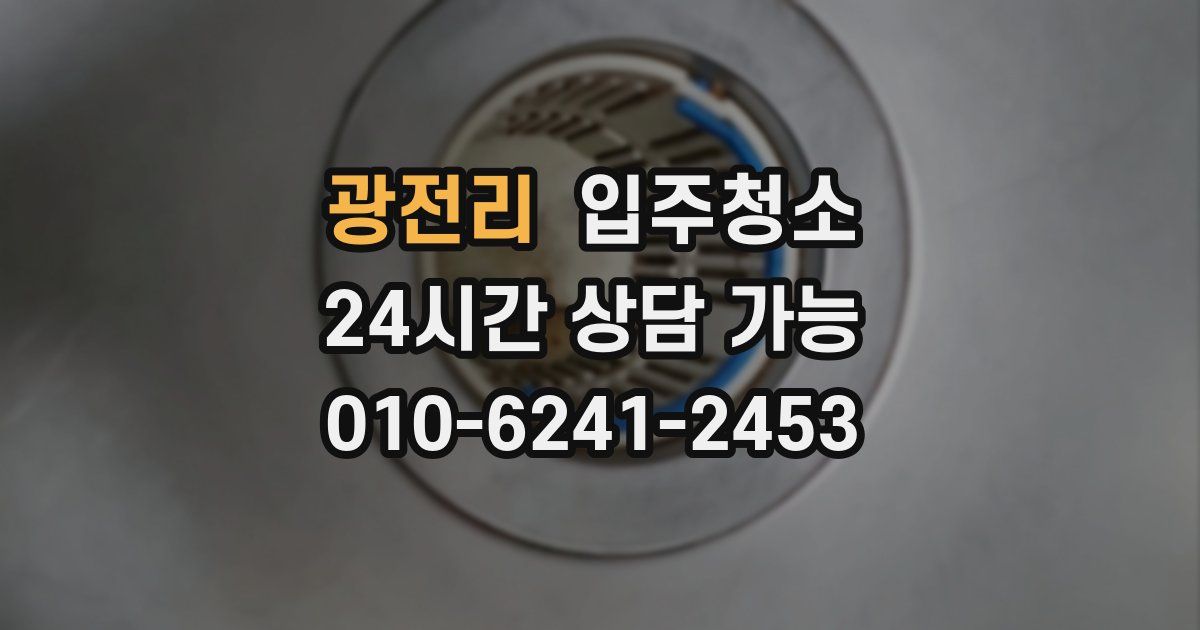 광전리 입주청소