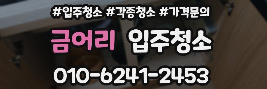 금어리 이사청소