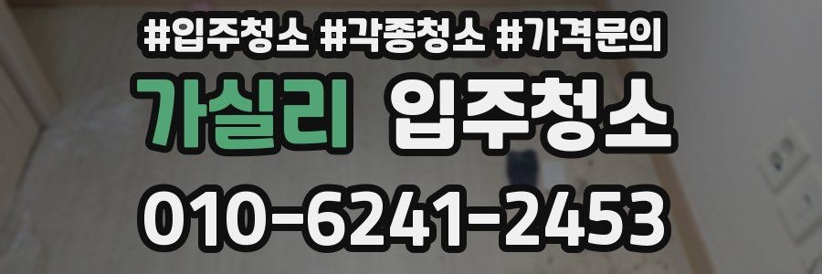 가실리 이사청소