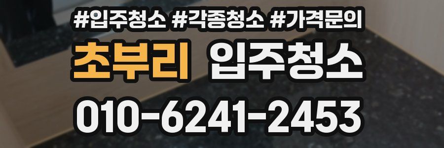 초부리 이사청소