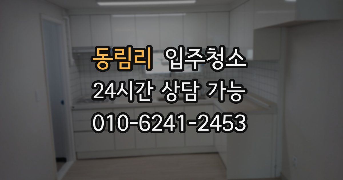 동림리 입주청소