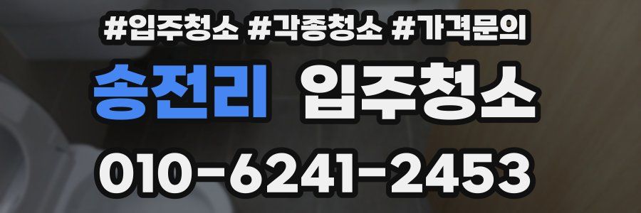 송전리 이사청소