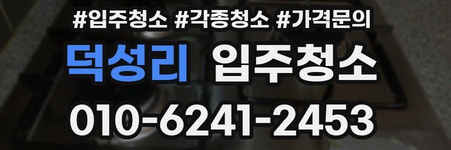 덕성리 이사청소