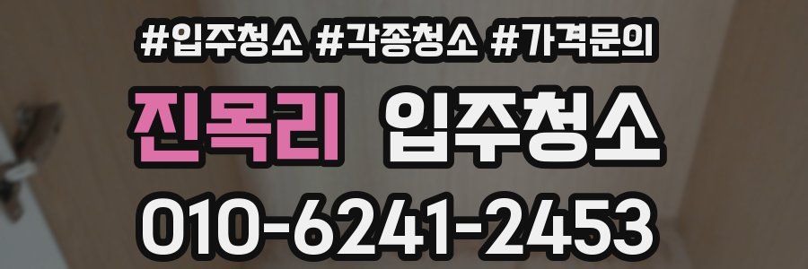 진목리 이사청소