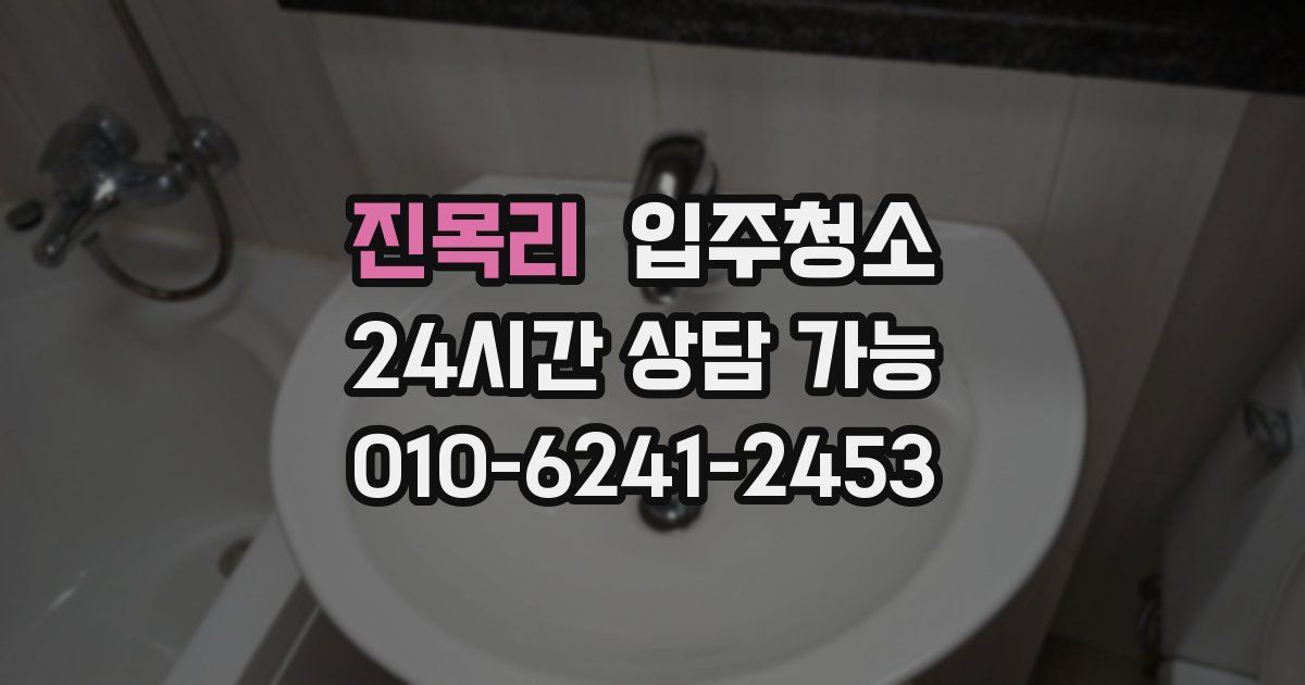 진목리 입주청소