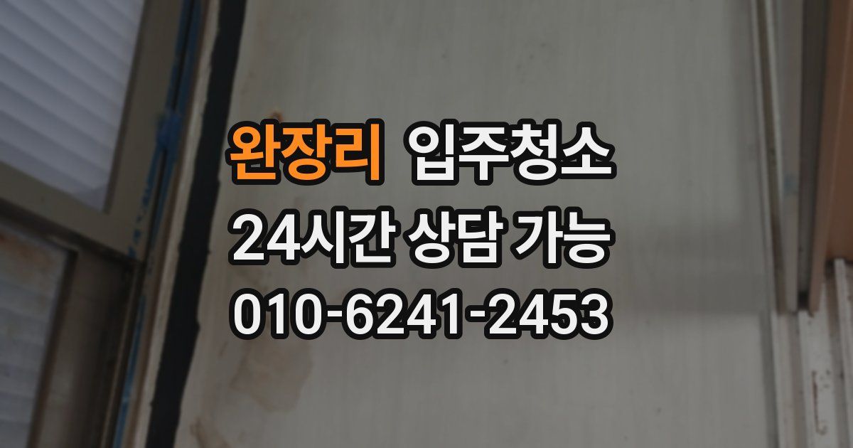 완장리 입주청소