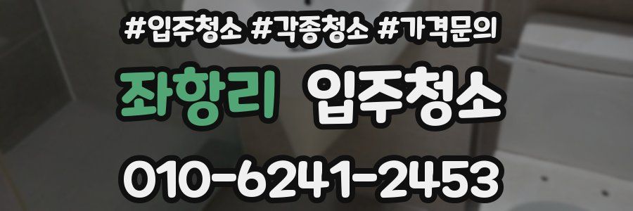 좌항리 이사청소