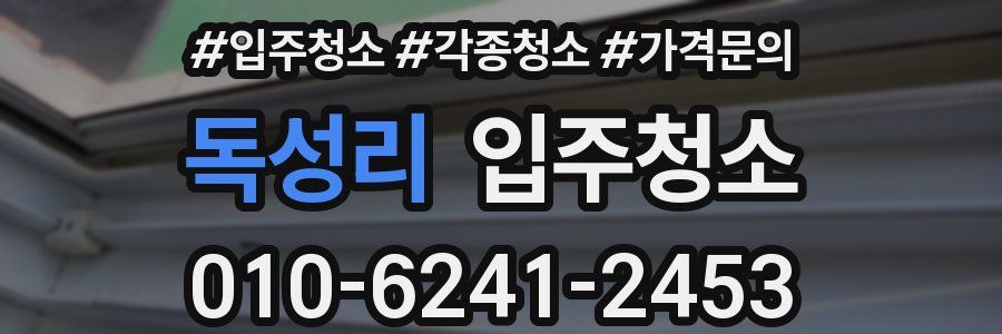 독성리 이사청소