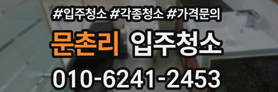 문촌리 이사청소