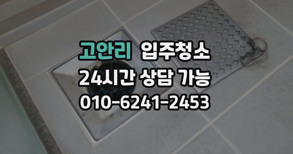 고안리 입주청소