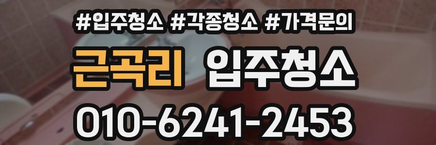 근곡리 이사청소