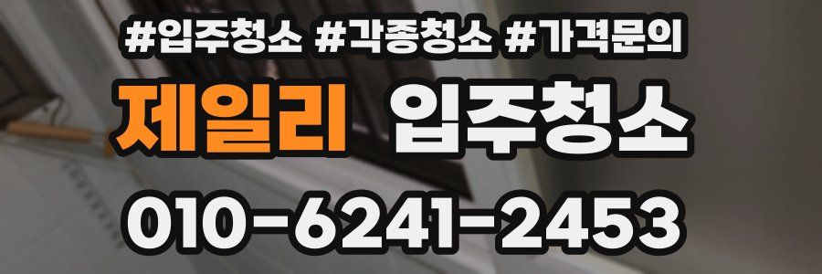 제일리 이사청소