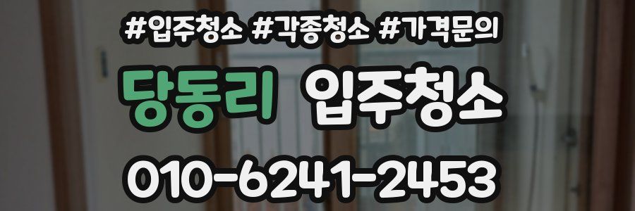 당동리 이사청소