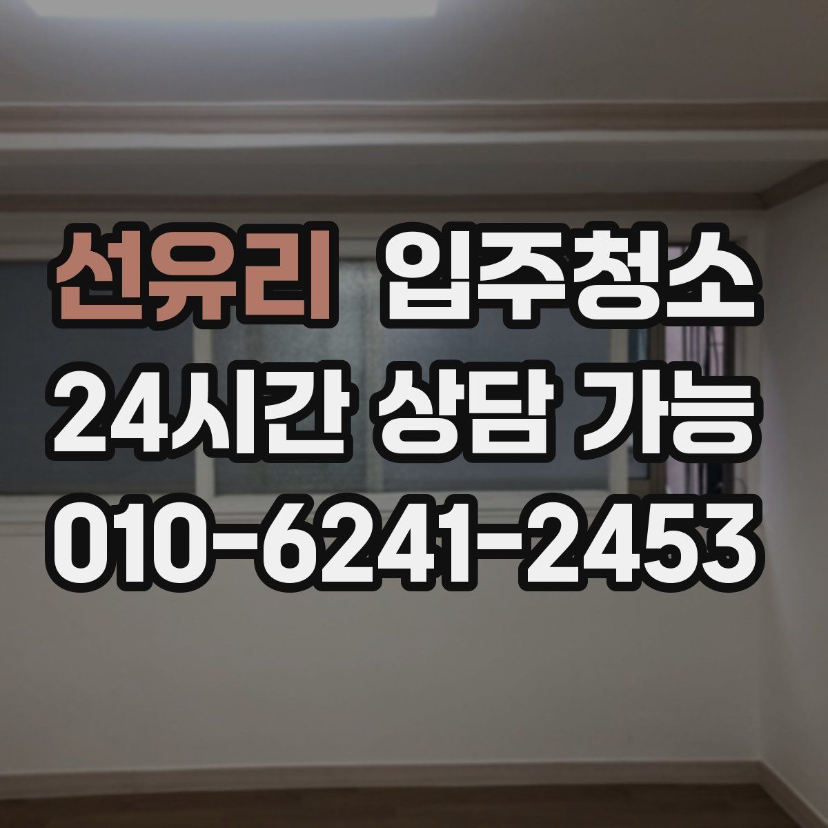 선유리 원룸청소