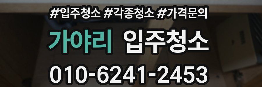 가야리 이사청소